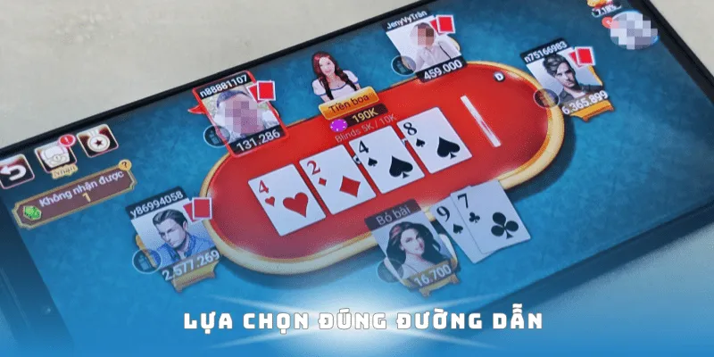 Lựa chọn đúng đường dẫn vào sảnh game bài i9bet