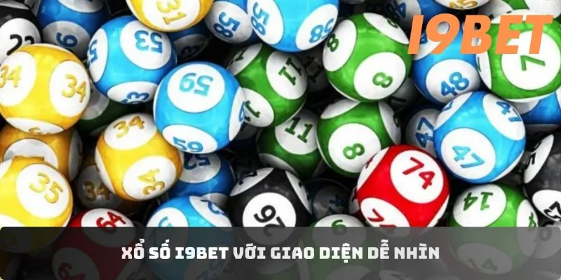 Xổ số I9BET với giao diện dễ nhìn